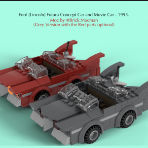 Ford (Lincoln) Futura Concept Car - 1955. instructions