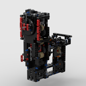 Lego technic mechanical working clock instructions