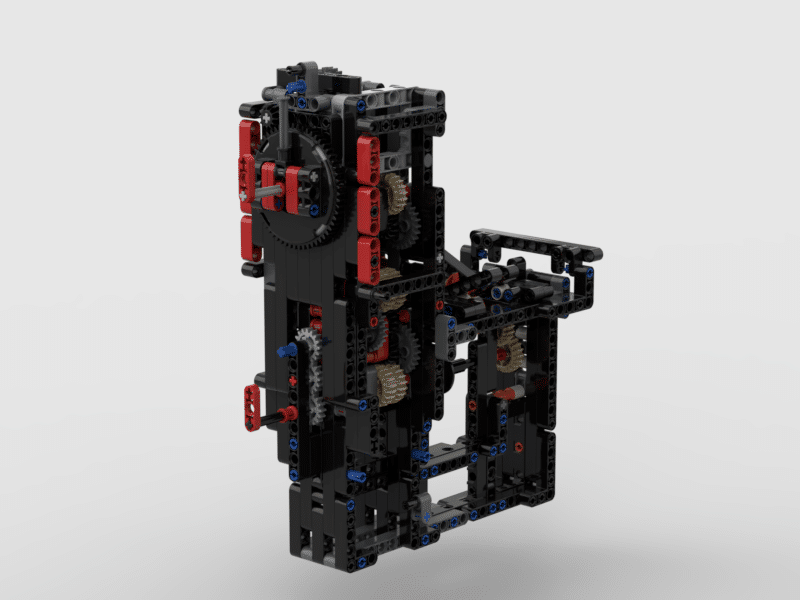 Lego technic mechanical working clock instructions - Image 2