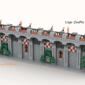 Lego® Custom Instructions - Castle Wall