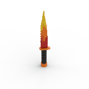 LEGO Bayonet Flame Skin