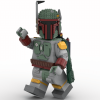 LEGO® instructions Boba Fett Mega Figure (fits official Lego Helmet)