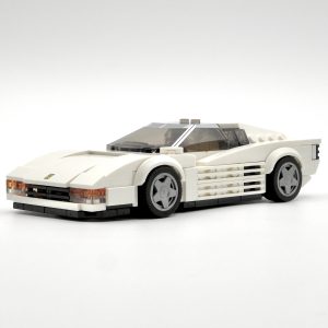 Ferrari Testarossa Miami Vice white instructions