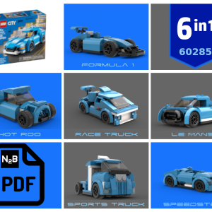 Lego 60285 builder's pack 6in1 instructions