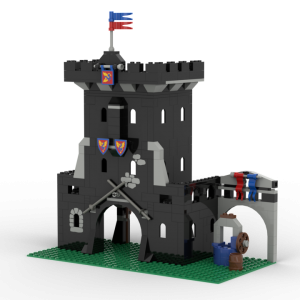 Well tower – Alternate build 1 Lego 6085 instruction