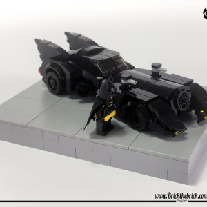 1989 BATMOBILE OF JERRY BUILDS BRICKS POWERED BY BRICKTHEBRICK