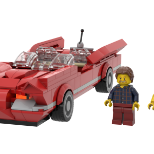 Ford (Lincoln) Futura Concept Car – 1955 Red Movie Car. instructions