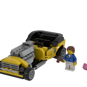 V8 HotRod 8 Stud – Yellow Convertible ‘Stinger’ instructions