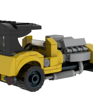 V8 HotRod 8 Stud – Yellow Hardtop instructions