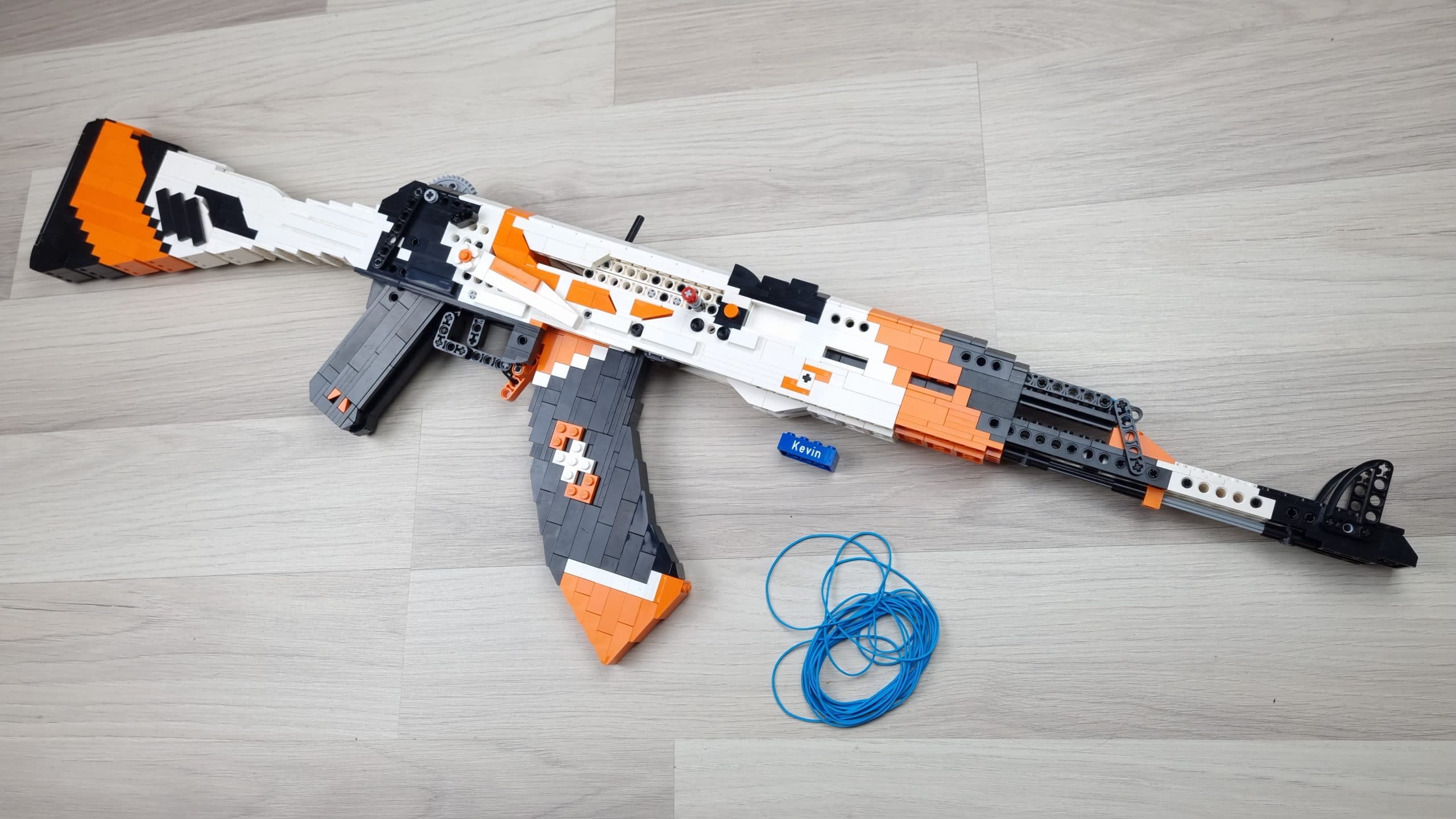 Working AK 47 Asiimov Assault Rifle instructions