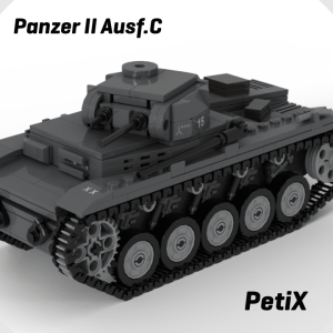 Lego® Custom Instructions - Panzer II. Ausf.C