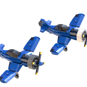 F-4 Corsair – All Blue – U.S. Navy/Marines WWII