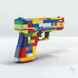 Lego® Custom Instructions Handgun