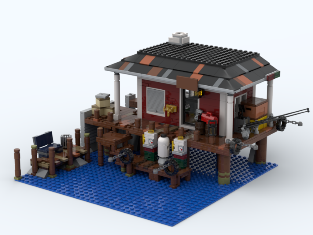 Boardwalk Boat Refuel & Engine Repair Shop building instructions