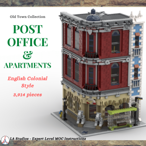 Old Town - Post Office & Apartments building instructions