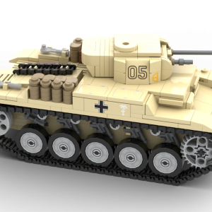 Lego® Custom Instructions – Panzer II. Ausf.F (DAK)