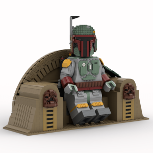 LEGO® instructions Boba Fett Mega Throne (Mega Figure size)