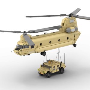 Boeing CH-47 F Chinook | 1/33 Minifig Scale building instructions