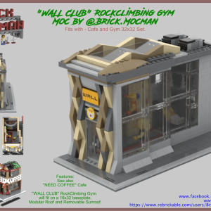 "WALL CLUB" RockClimbing Gym building instructions