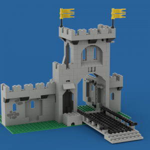 Alternative Build 6 Lego set 6080 [Back of the box 1]