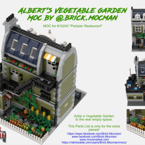 Albert's Garden - A Backyard MOC for set #10243