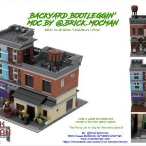 Backyard Bootleggin' - A Backyard MOC for set #10246