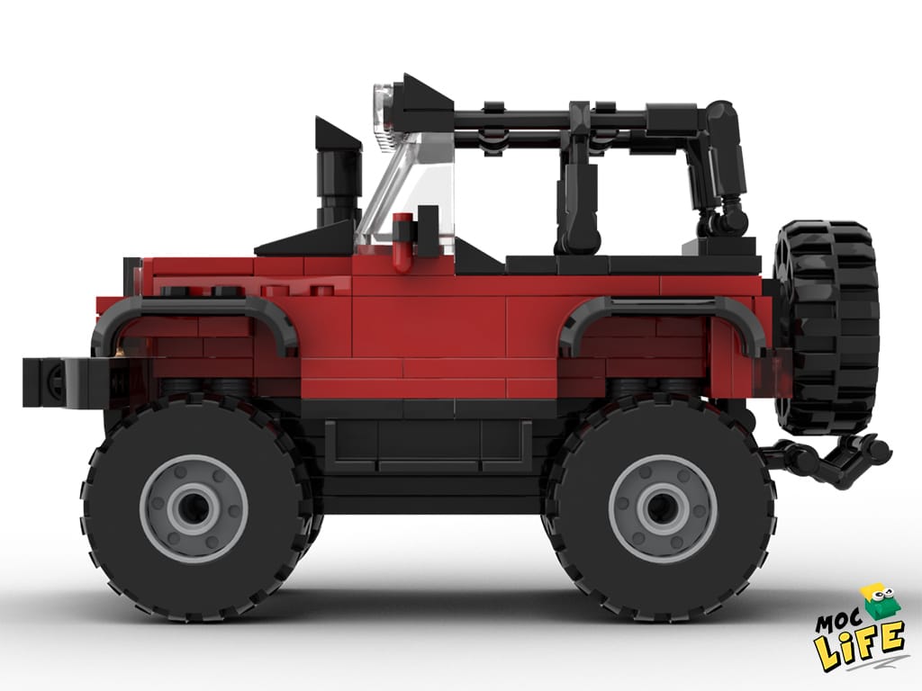 How to build a LEGO JEEP wrangler - LEGO MOC Building Process