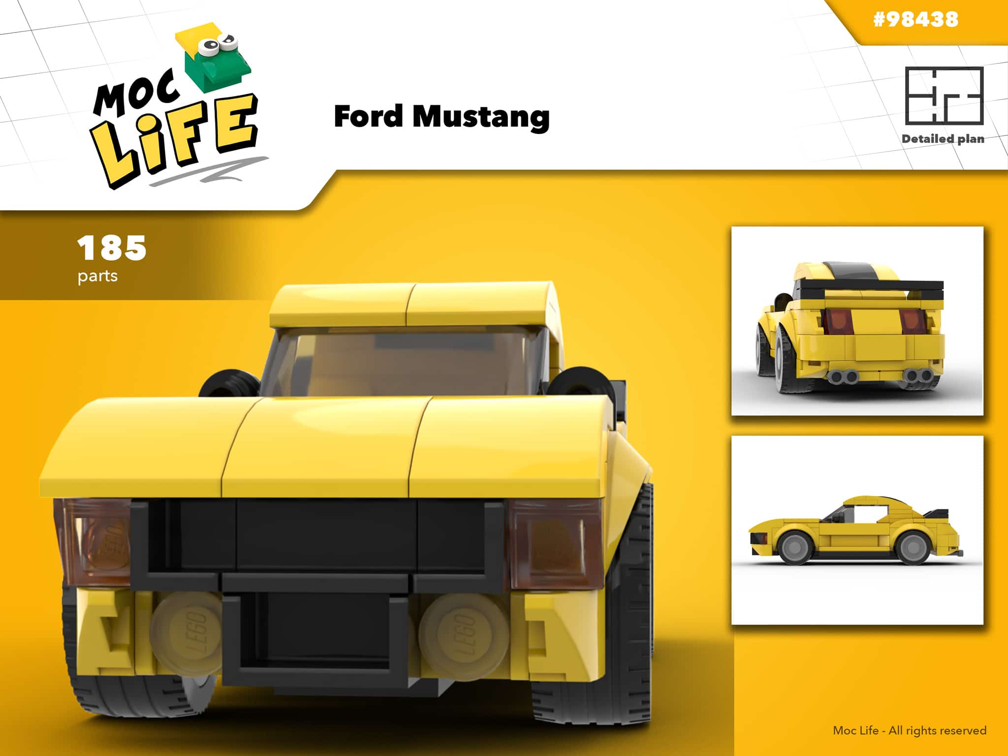 Lego® Instructions Ford Mustang