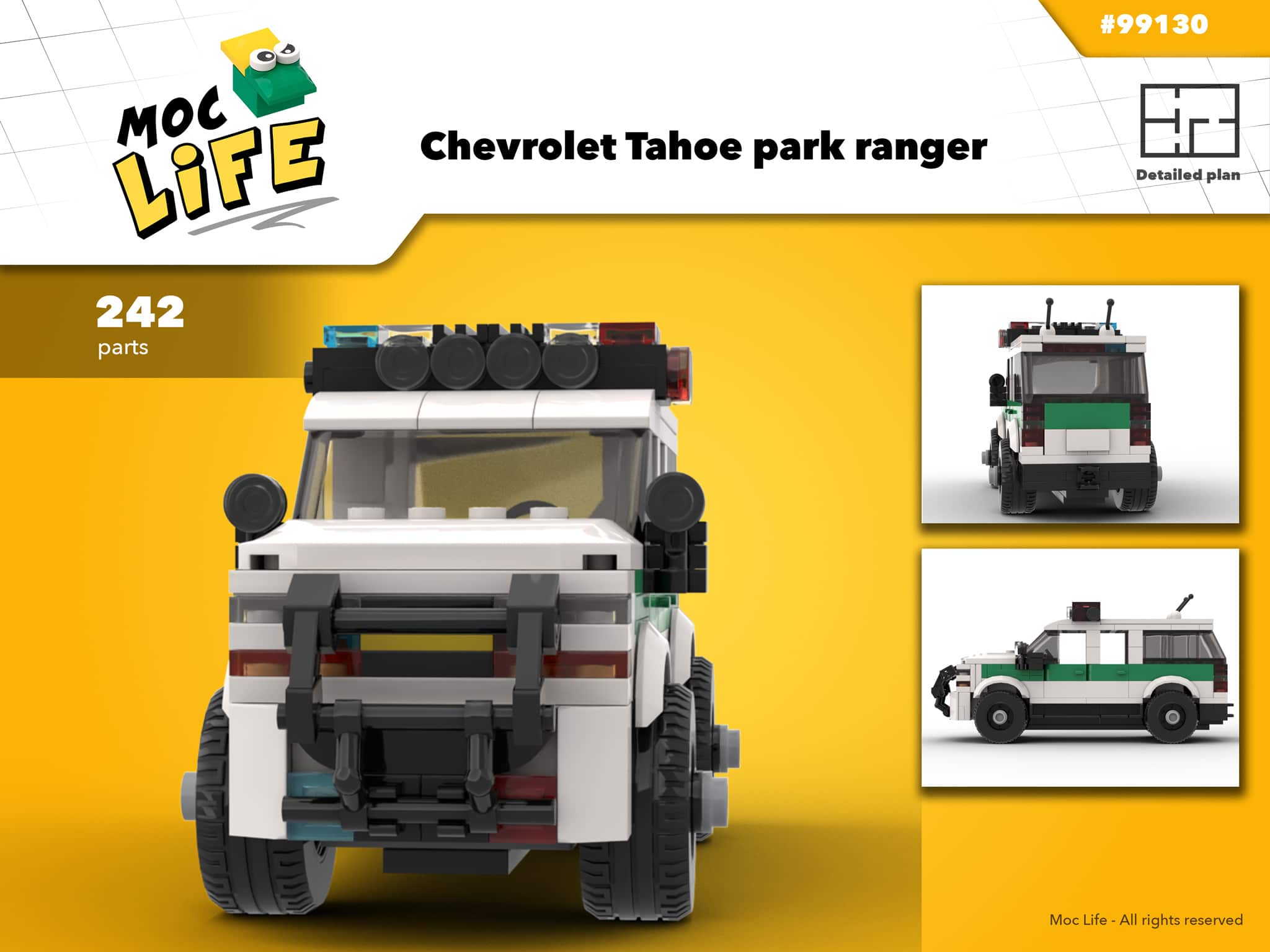 Lego Instructions Chevrolet Tahoe park ranger