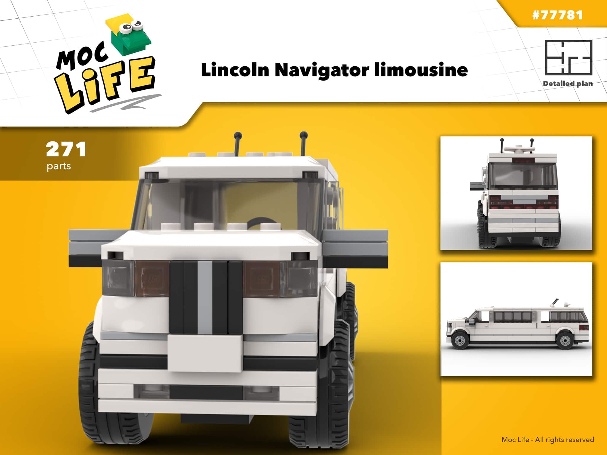 overskridelsen religion Sydamerika Lego Instructions Lincoln Navigator limousine