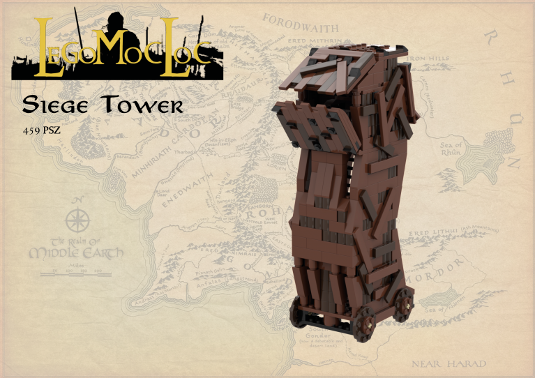 LEGO® custom instructions Siege Tower