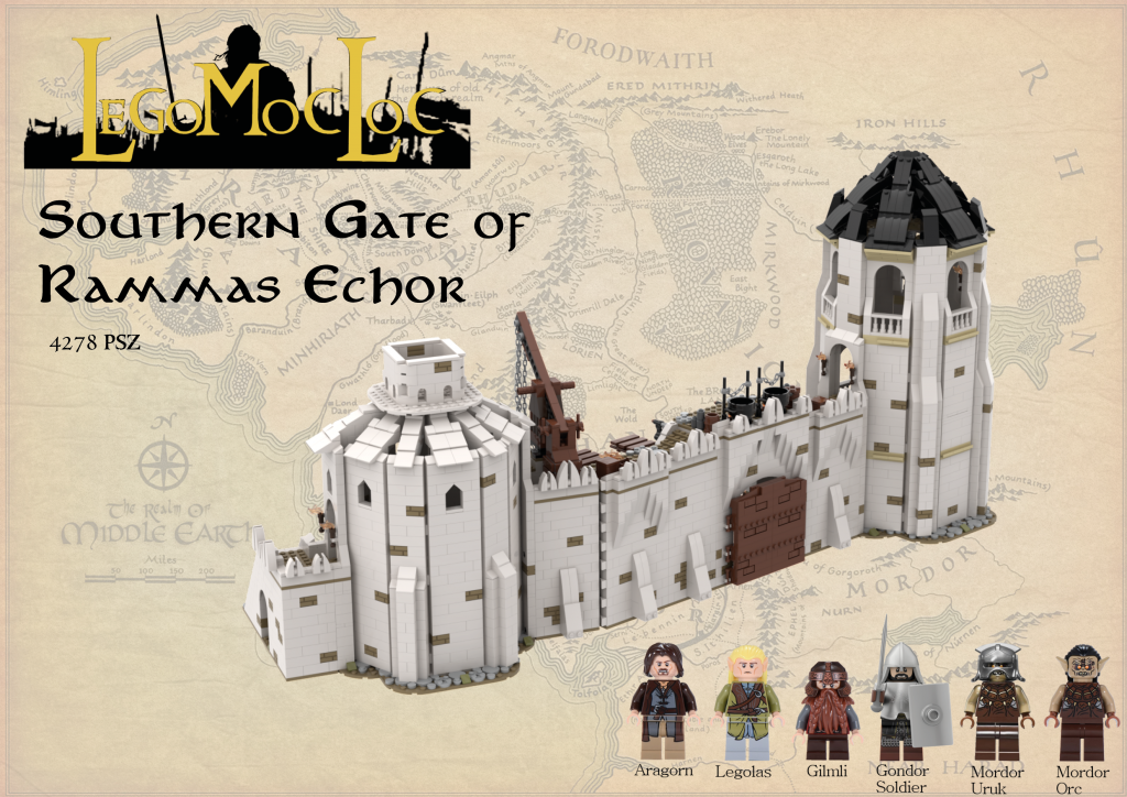 LEGO The Lord of the Rings Minas Tirith Custom Set! (2022) 