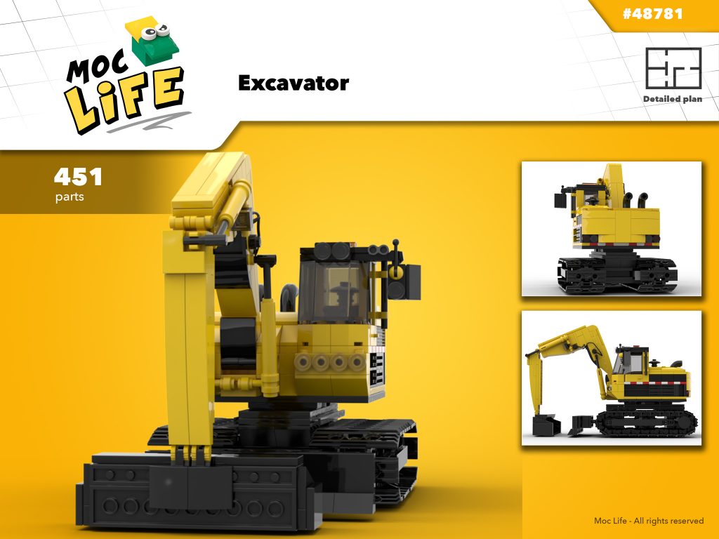 Lego® Instructions Excavator