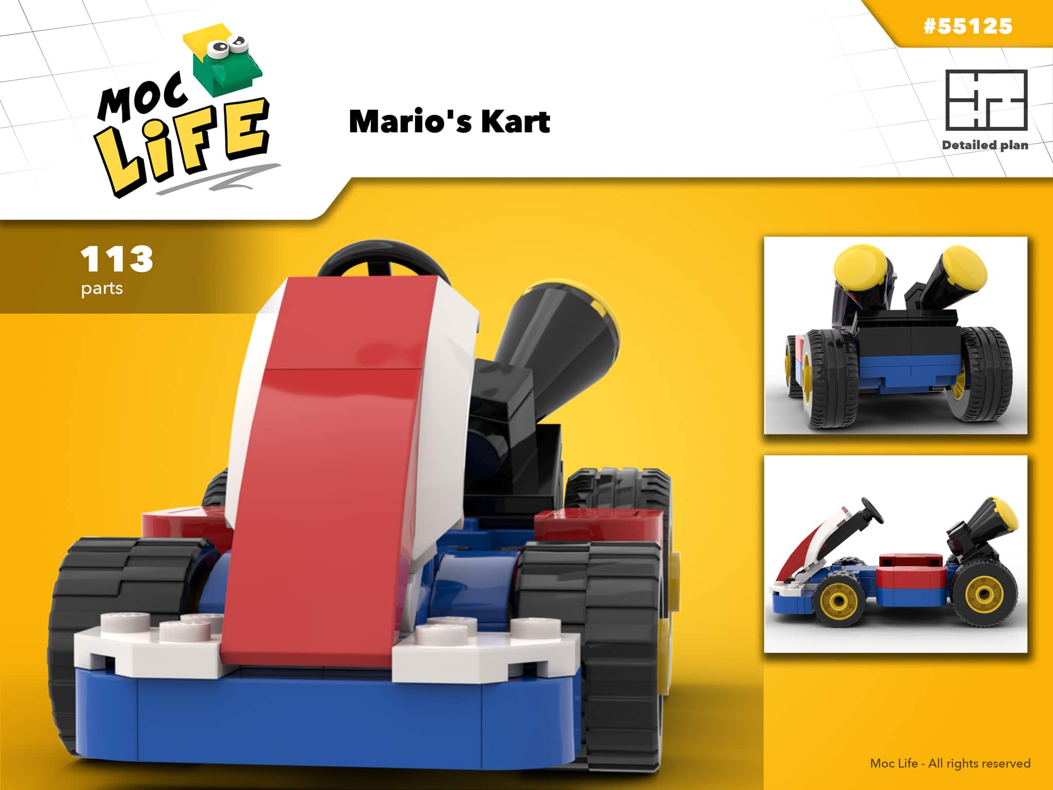 Lego® Instructions Mario's kart