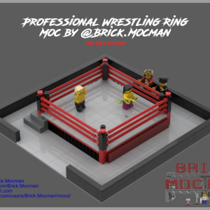 Professional Wrestling Ring - Red Brand