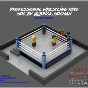 Professional Wrestling Ring - Blue Brand