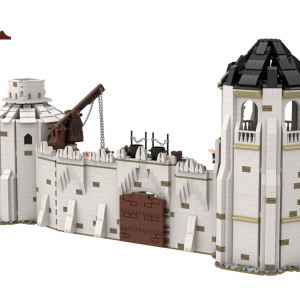 LEGO® custom instructions Southern Gate of Rammas Echor