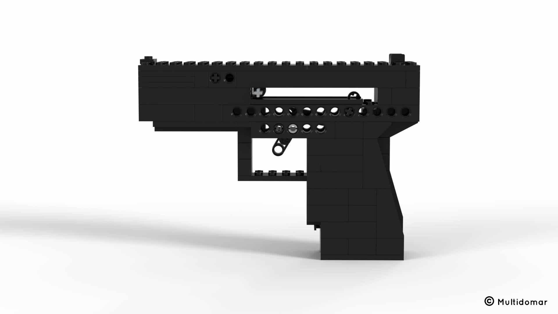 Working LEGO Fortnite RubberBand Pistol INSTRUCTIONS