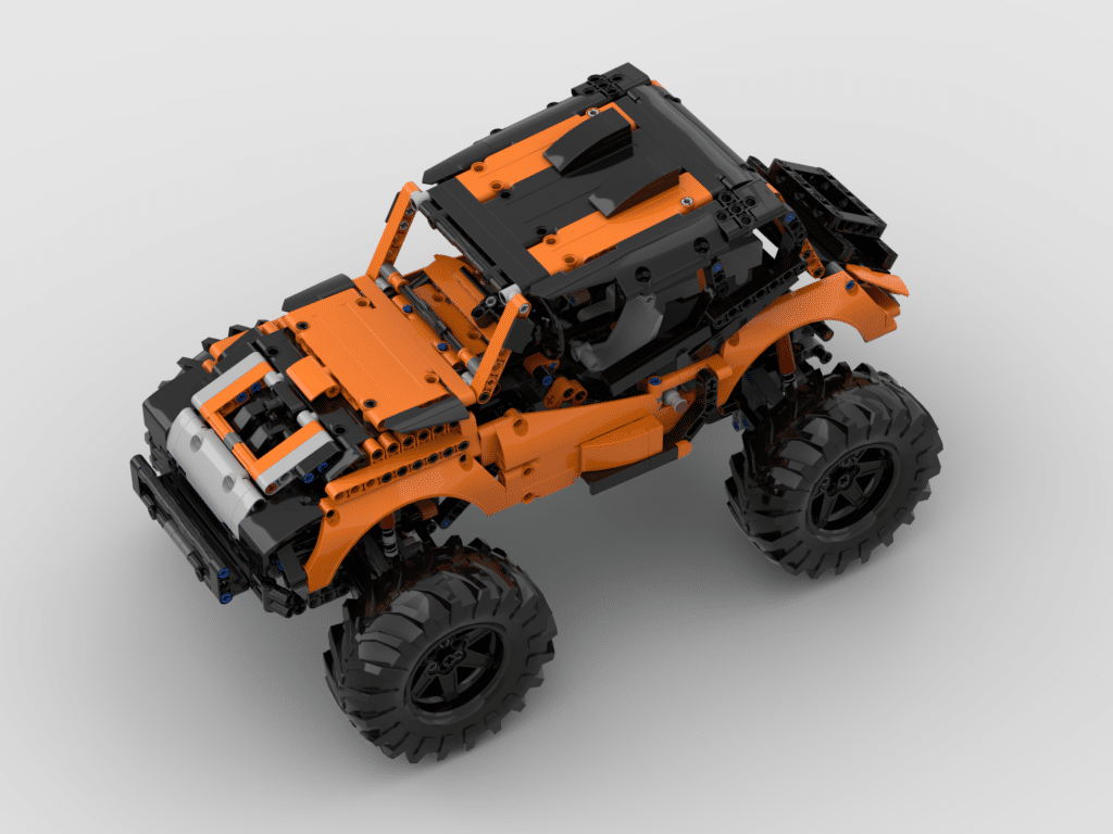 LEGO Jeep 4x4 - 3D Model by cat007