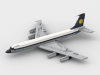 Boeing 707 – Lufthansa (INSTRUCTIONS ONLY)