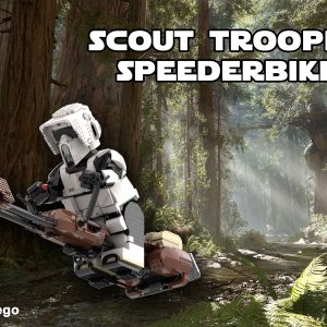 LEGO® instructions Scout Trooper Speederbike (fits my Scout Trooper Megafiure)