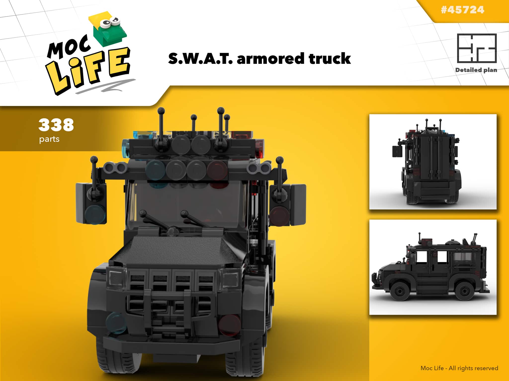 Lego® Instructions S.W.A.T. armored truck