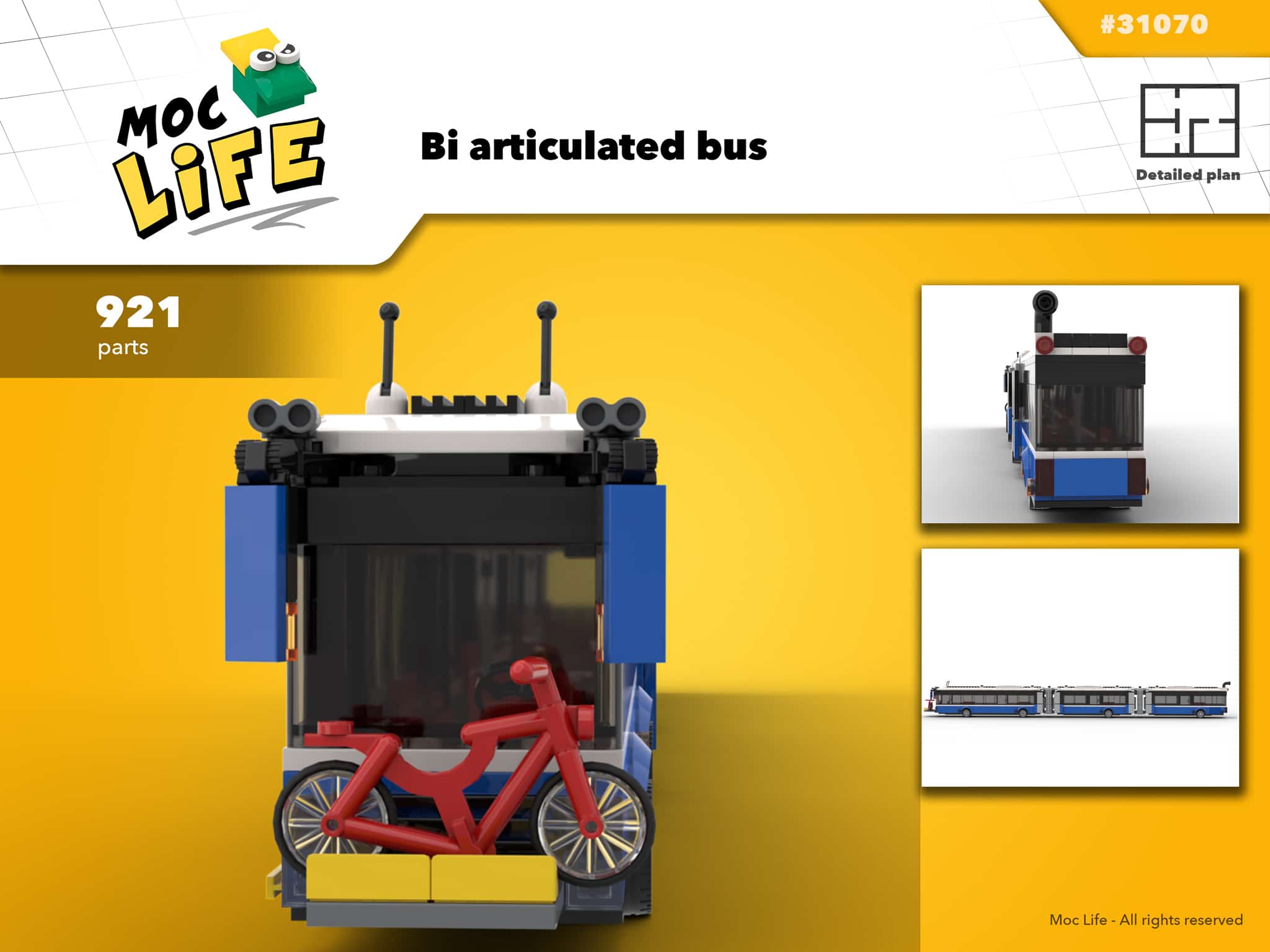 Instructions Bi articulated bus