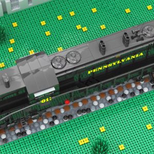 CUSTOM LEGO MOC TRAIN ENGINE LOCOMOTIVE PENNSYLVANIA GP-7 IN 8 WIDE CUSTOM DIGITAL INSTRUCTIONS ONLY