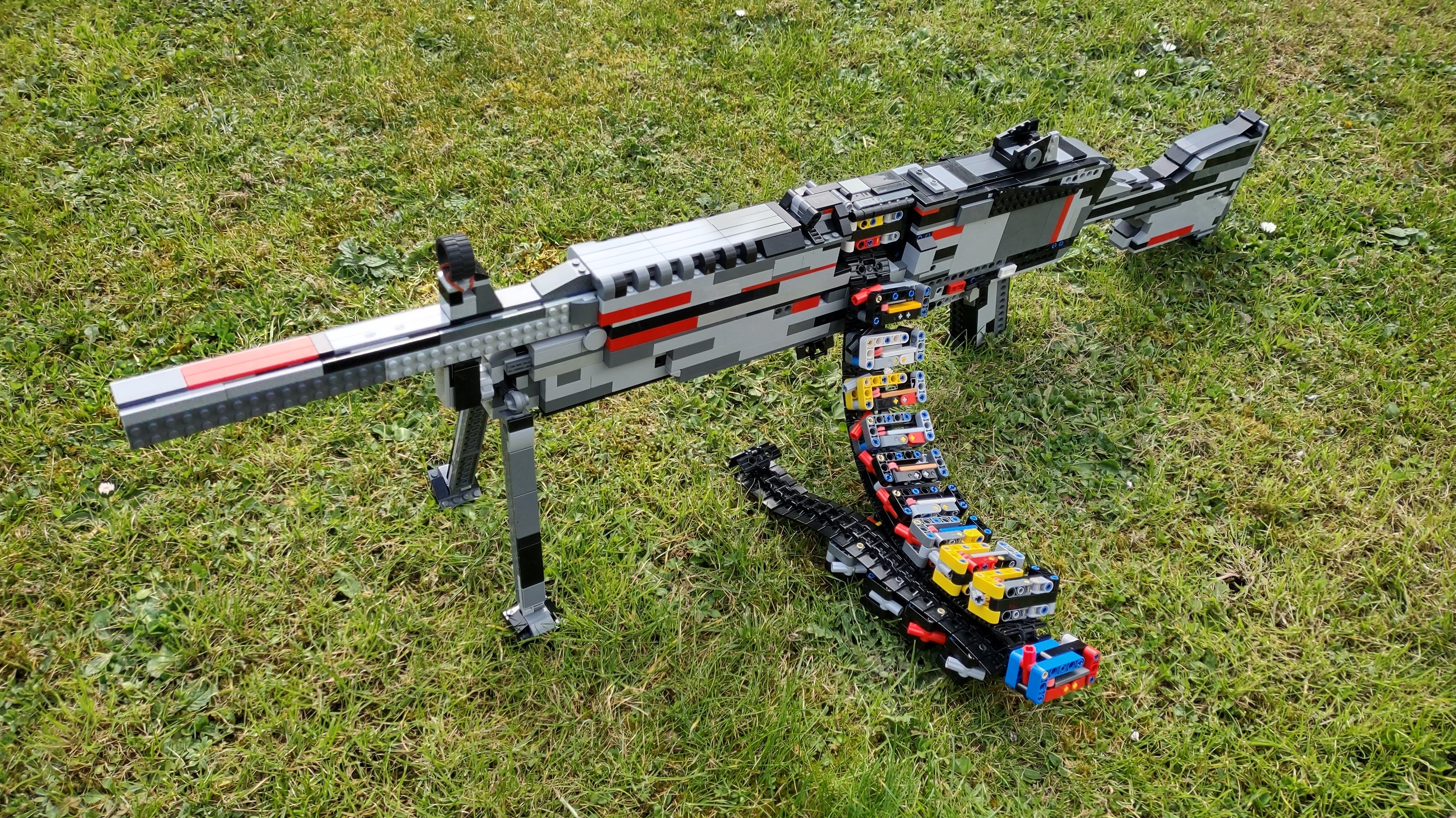 LEGO M249 Belt Fed Machine Gun Instructions