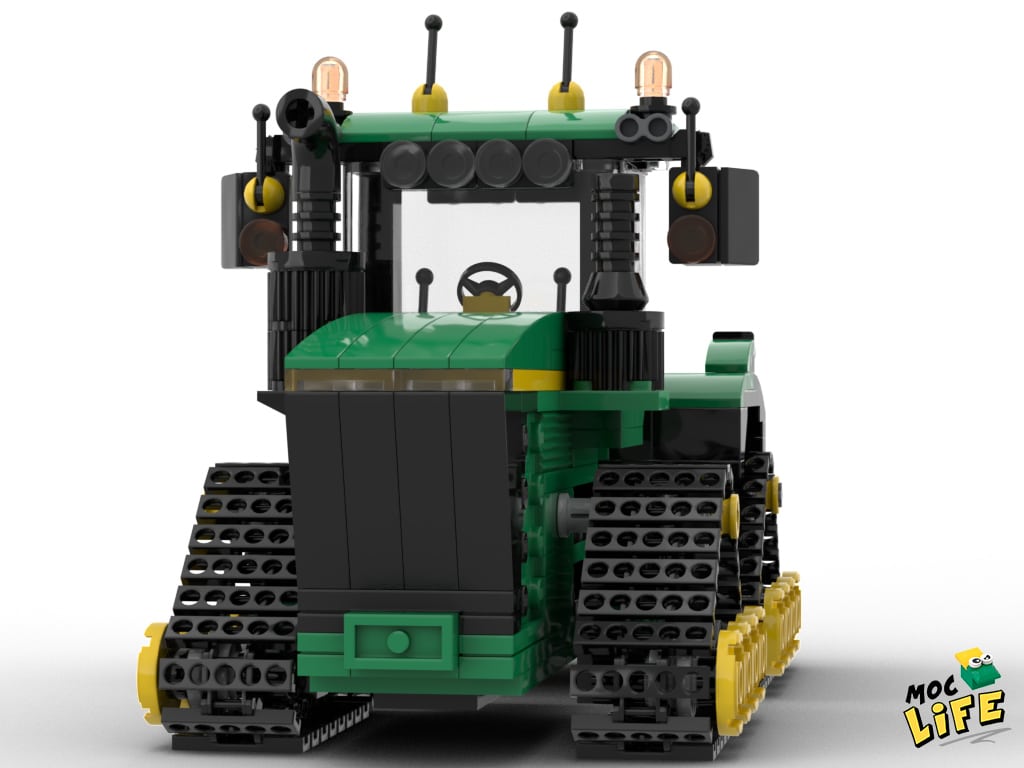 lego® Custom Instructions John Deere tracks articulated