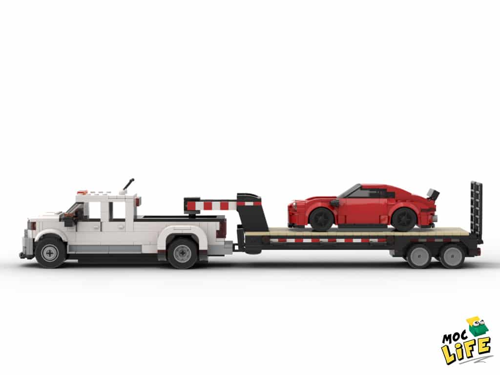 Lego shop gooseneck trailer