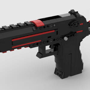 LEGO Desert Eagle Blowback Rubber Band Gun Instructions