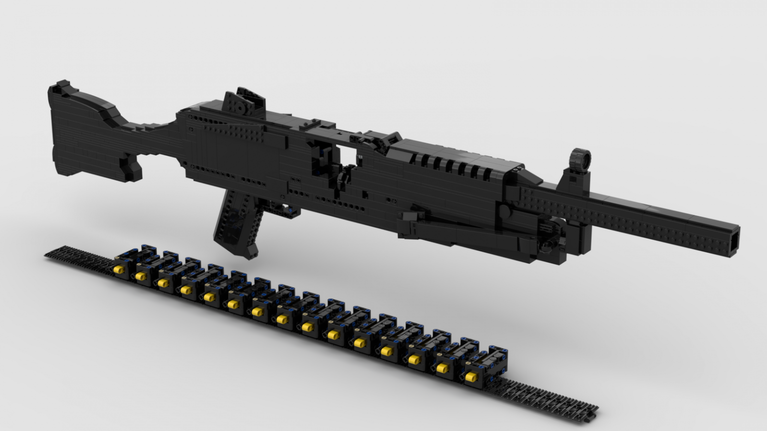 LEGO M249 Belt Fed Machine Gun Instructions