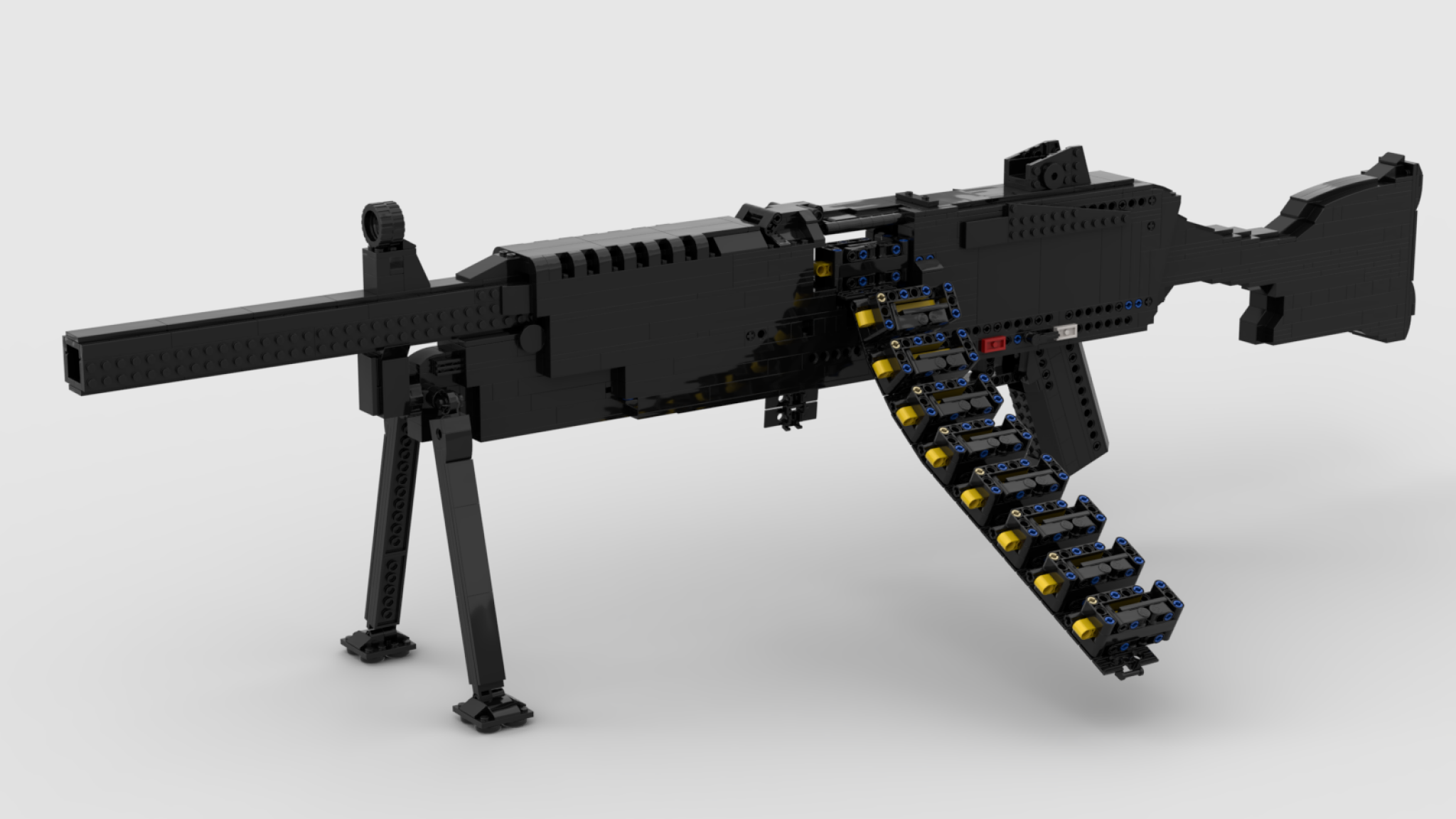 LEGO M249 Belt Fed Machine Gun Instructions